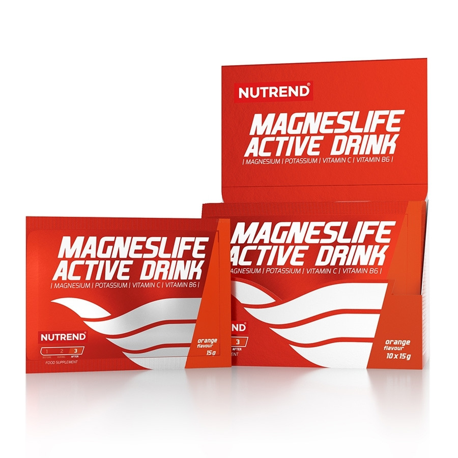 NUTREND Magneslife Active Drink 15g - апельсин