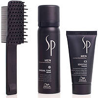 Набор для закрашивания седины Wella SP Men Gradual Tone Brown (sh/30ml + foam/60ml)