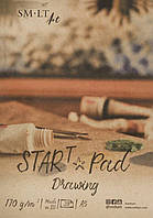 Блокнот-планшет для малювання А5 20арк склейка 170г/м2 Smiltainis Start