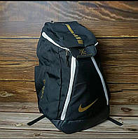 Черный с золотым рюкзак большой Nike Elite Hoops Elite Team 2.0 Basketball Backpack спортивный баскетбольный