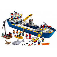 Блоковий конструктор LEGO City Океан: науково-дослідний корабель (60266)
