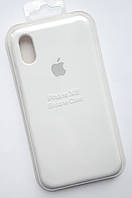 Чохол для iPhone Х/XS Silicone Case бампер (White)