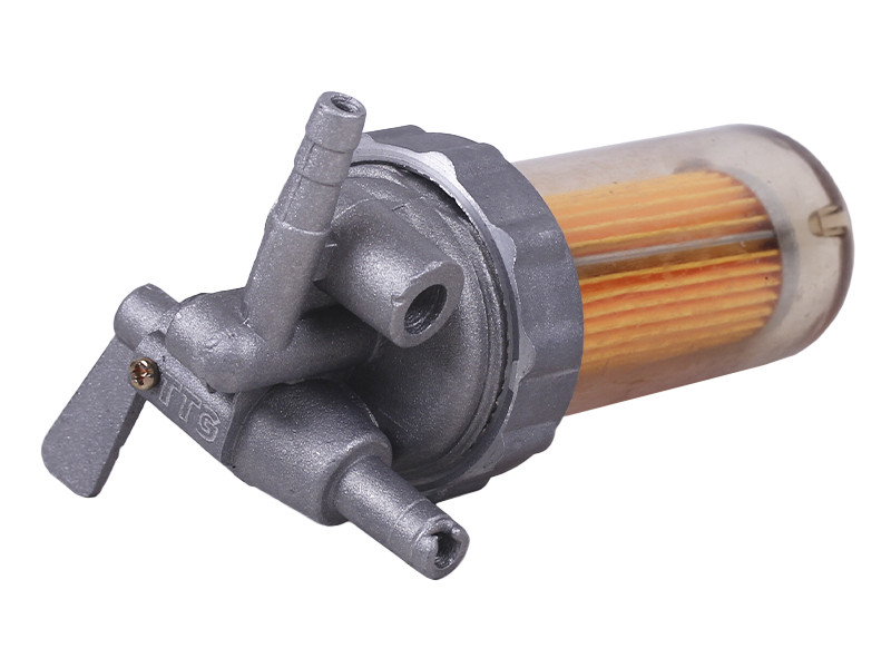 Кран паливний (склянка пластиковий) — 180N — TTG, фото 1