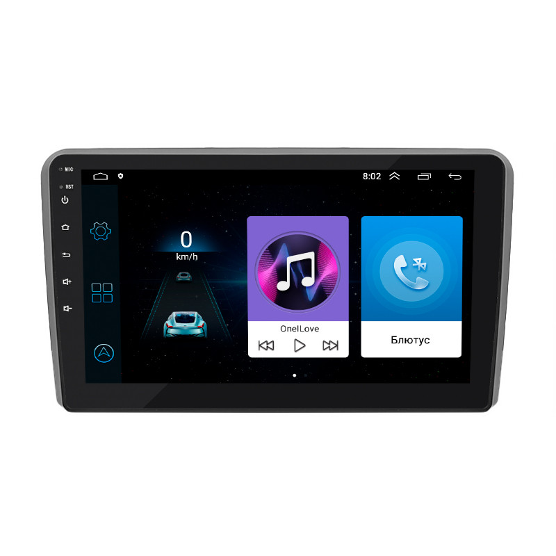 Штатна магнітола Lesko для Audi A3 II (8P) Рестайлінг 1 2004-2008 екран 9" 1/16 Wi-Fi GPS Base ауді 9 шт., фото 1