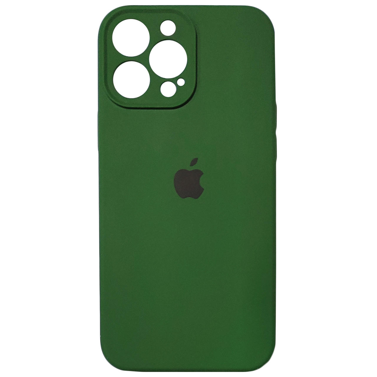 Чохол Silicone Full Camera для Apple iPhone 13 Pro Max Atrovirens Green