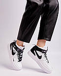 Жіночі кросівки Nike Air Force 1 high LV8 white весна-осінь білі демісезонні. Живо фото. топ, фото 3