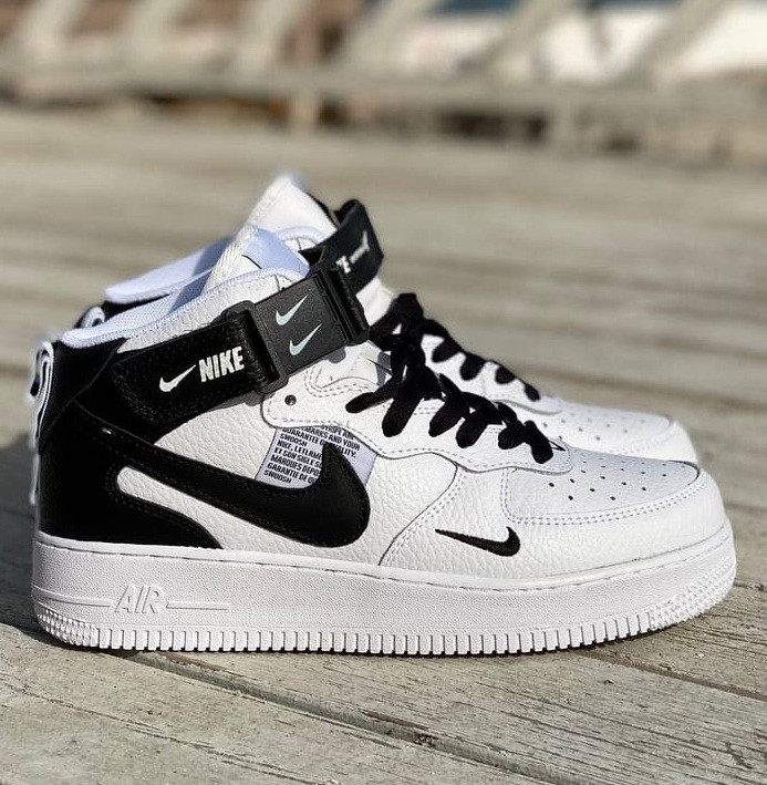 Жіночі кросівки Nike Air Force 1 high LV8 white весна-осінь білі демісезонні. Живо фото. топ, фото 1