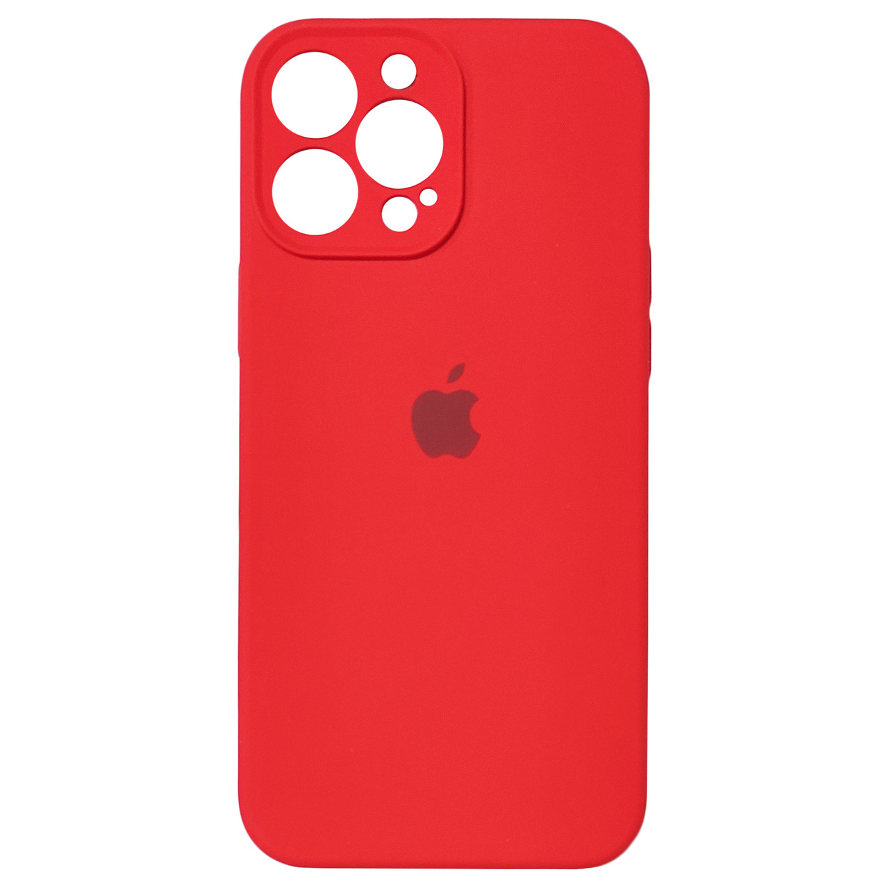 Чохол Silicone Full Camera для Apple iPhone 13 Pro Max Red
