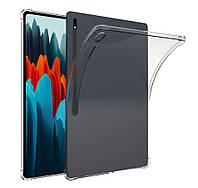 Силиконовый чехол бампер Primolux Silicone для планшета Samsung Galaxy Tab S7 Plus 12.4" - Clear