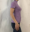 Базовий гольф у рубчик із коротким рукавом мод.No 201 лаванда, фото 7