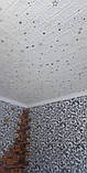 3д Панель 700х770х 5мм самоклейка під цеглу на стіну самоклеюча стінова пвх 3D Білий в зірках, фото 7