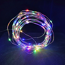 Гірлянда 3,2м Роса led різнобарвний без батарейок