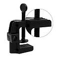Змінна струбцина-утримувач для настільної лампи, чорна., фото 3