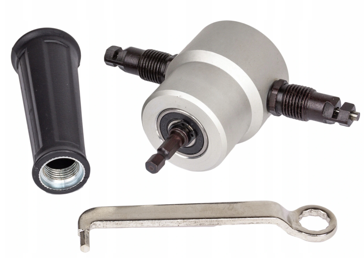 Насадка-ножиці на дриль для різання металу, фото 1