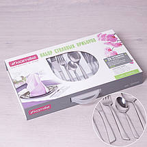 Набір столових приладів Kamille з нержавіючої сталі 24 предмета KM-5200S, фото 4