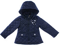 Куртка - пальто для девочки темно-синяя Турция р.98, 110, 116