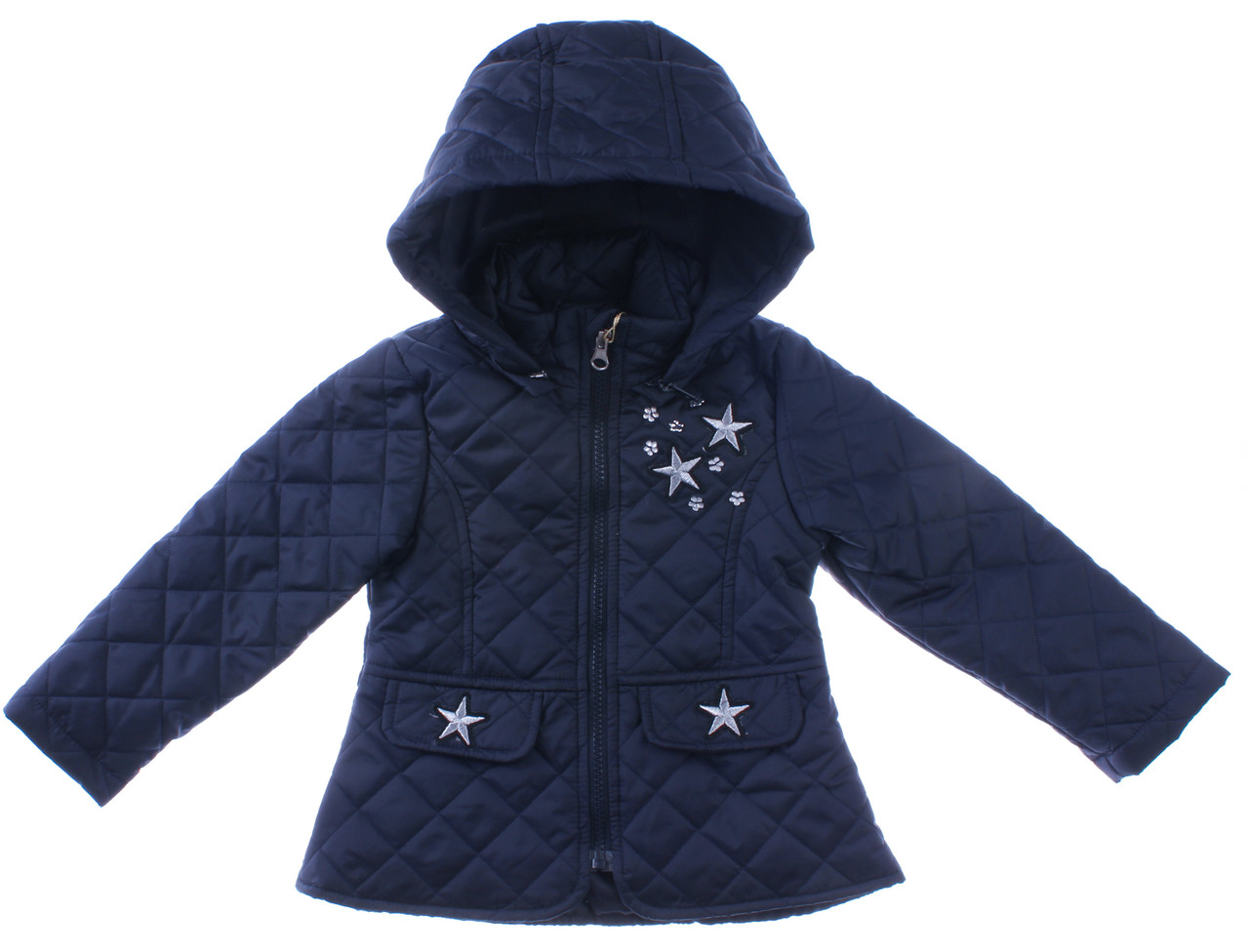 Куртка - пальто для дівчинки темно-синя Туреччина р.98, 110, 116