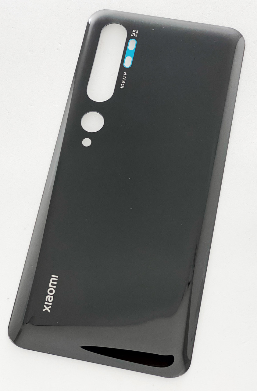 Задня кришка для Xiaomi Mi Note 10 , чорна, Midnight Black, оригінал (Китай)