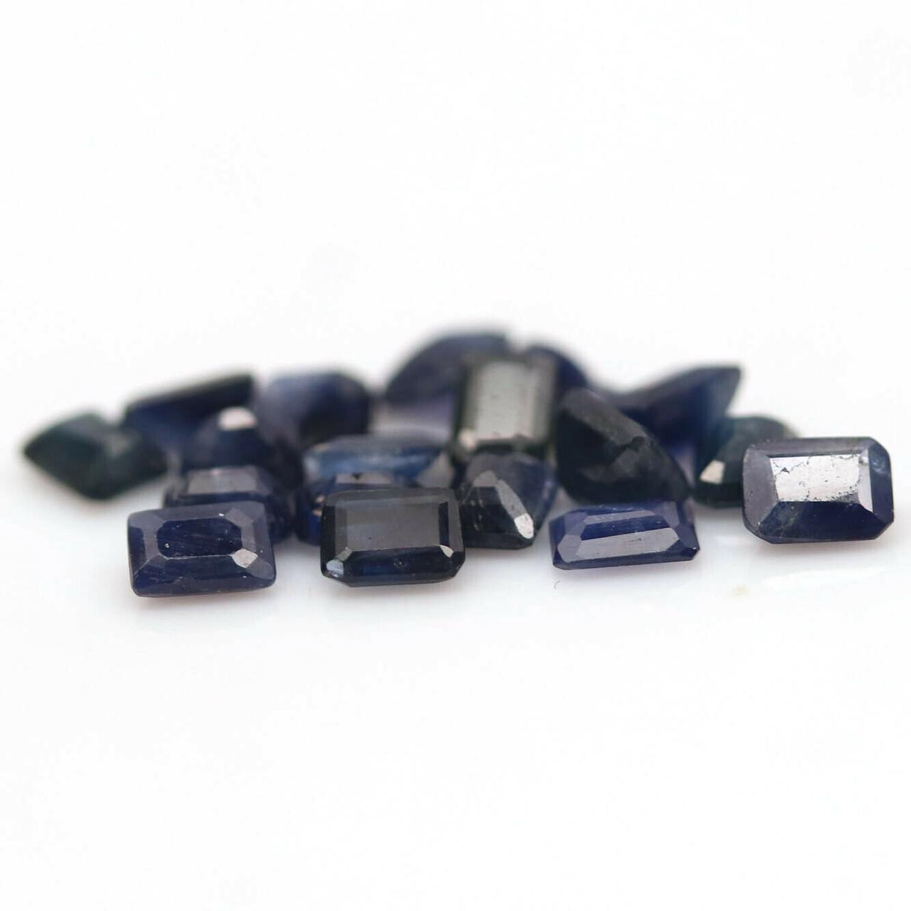 5.45 кт. Природний синій сапфір 19 штук