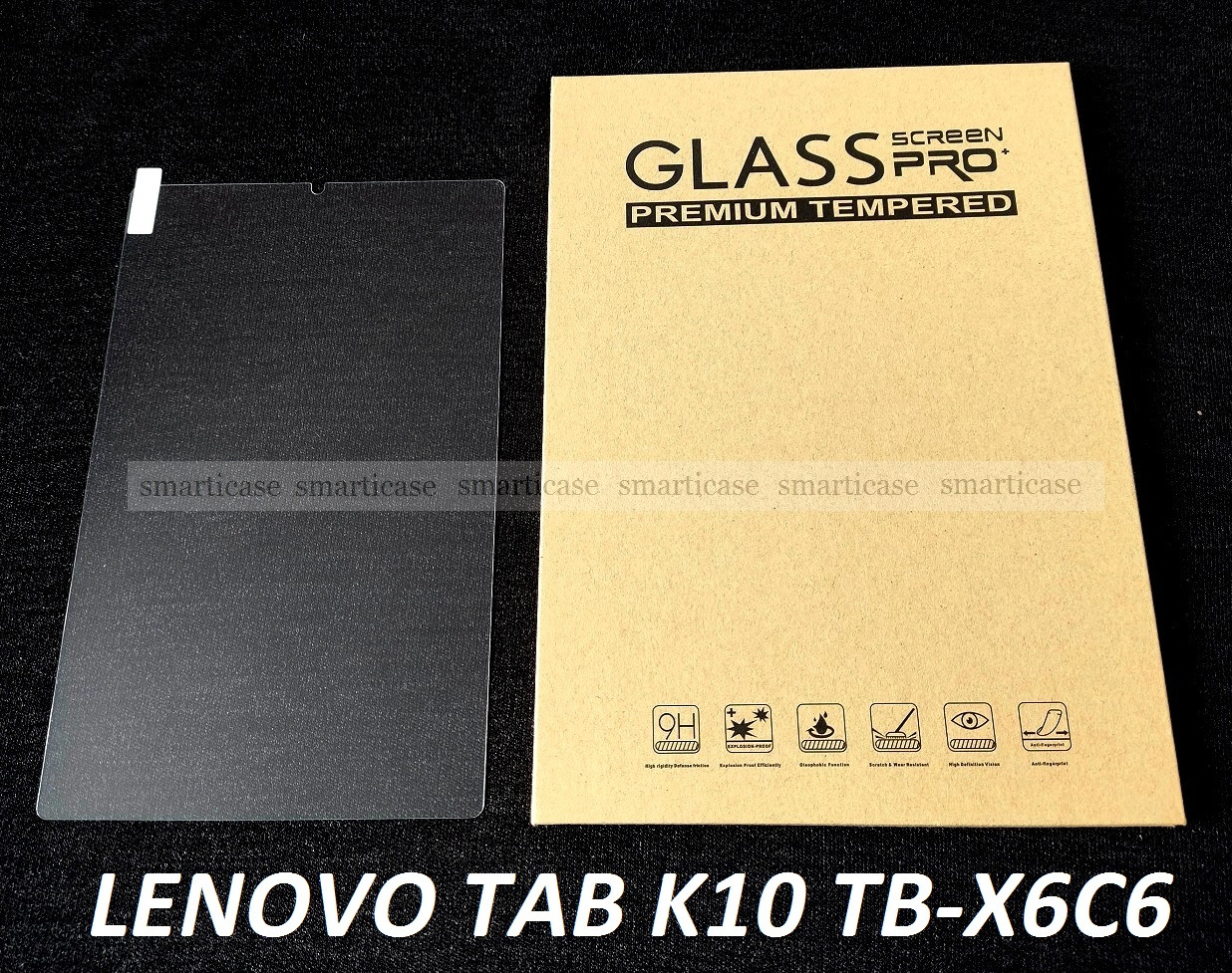 Защитное стекло на Lenovo tab K10 TB-X6C6X/ Tb-X6C6F (ZA8R0042UA / ZA8N0054UA) закругленные грани 2,5d - фото 1 - id-p1578306634