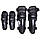 Комплект мотозащиты 4 шт (коліно, гомілка + передпліччя, лікоть) PROMOTO PM-28 чорний, фото 2