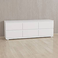 Тумба під телевізор MebelProff ТБ-4, тумба-комод під телевізор, тумба для вітальні, тумбочка Білий