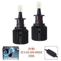 ЛАМПЫ PULSO J1 / H3 / LED-CHIPS CSP / 9-32V / 20W / 4000LM / 6500K