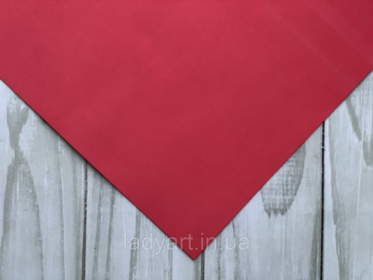 Фоаміран (набір аркушів), 50 х 50 см, 1 мм, 10 шт./пач., червоного кольору оптом, фото 1