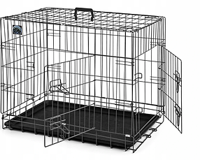 Клітка транспортер для перевезення собак металева 76x46x52 см
