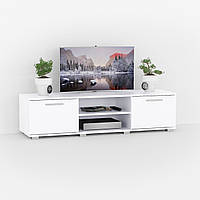 Тумба під телевізор MebelProff ТБ-6, тумба-комод під телевізор, тумба для вітальні, тумбочка Білий