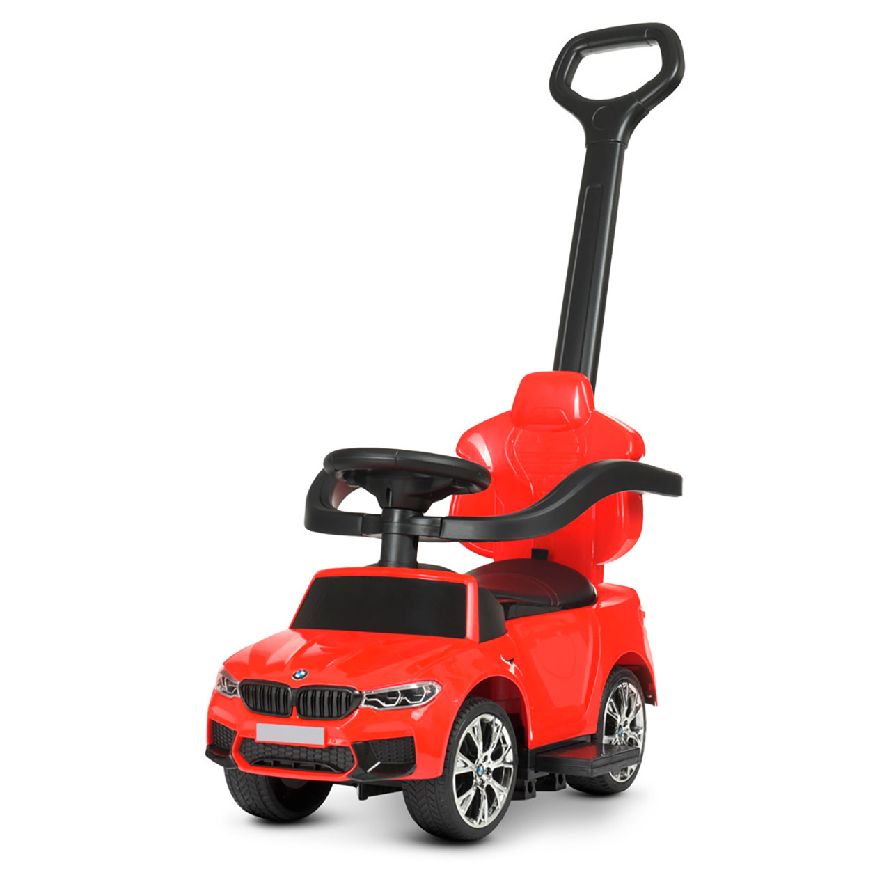 Каталка толокар 3в1 Bambi M 4785L-3 батьківська ручка, захисний бортик та підставки для ніжок, фото 1