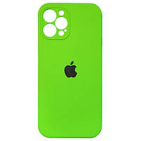 Чехол Silicone Full Camera для Apple iPhone 13 Pro Max Shiny Green