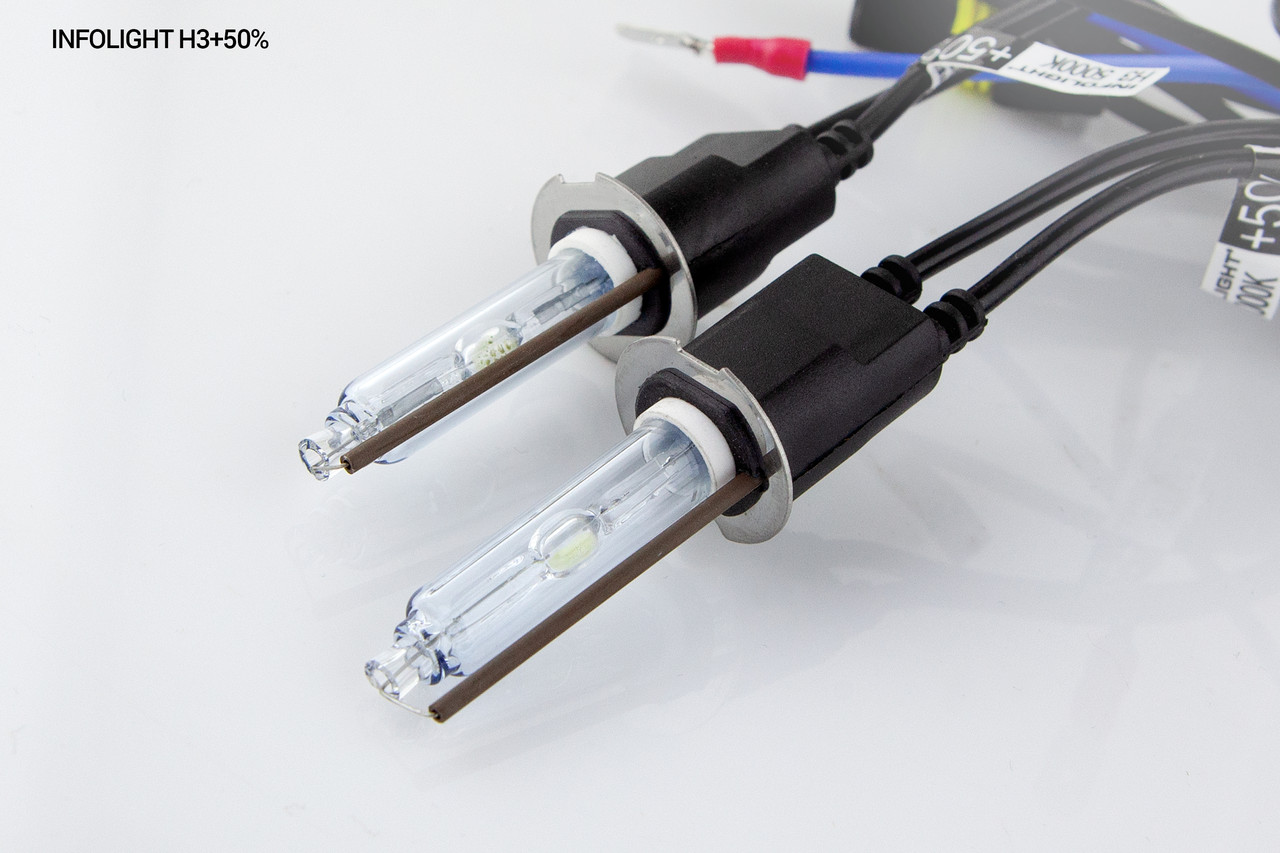 Ксенонова лампа Infolight H3 5000K +50%, фото 1