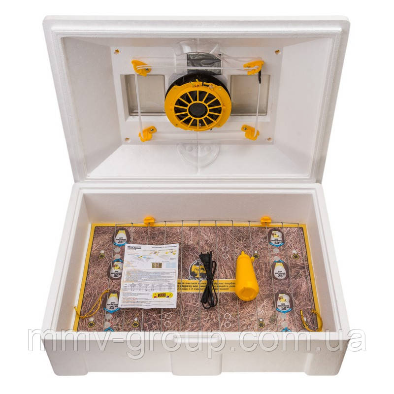 Инкубатор для яиц Теплуша 100 ТМВ, тэновый + влагомер - фото 2 - id-p866347796