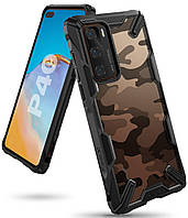 Чехол Fusion X Design для Huawei P40 Camo Black ( XDSG0031)