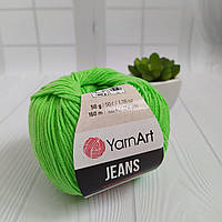 YarnArt Jeans (№60) салатовий неон