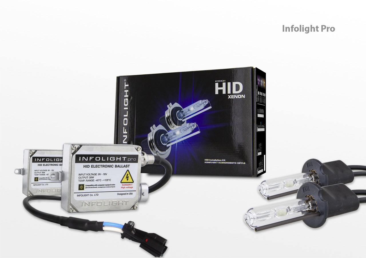 Комплект ксенону Infolight Pro H3 6000K, фото 1