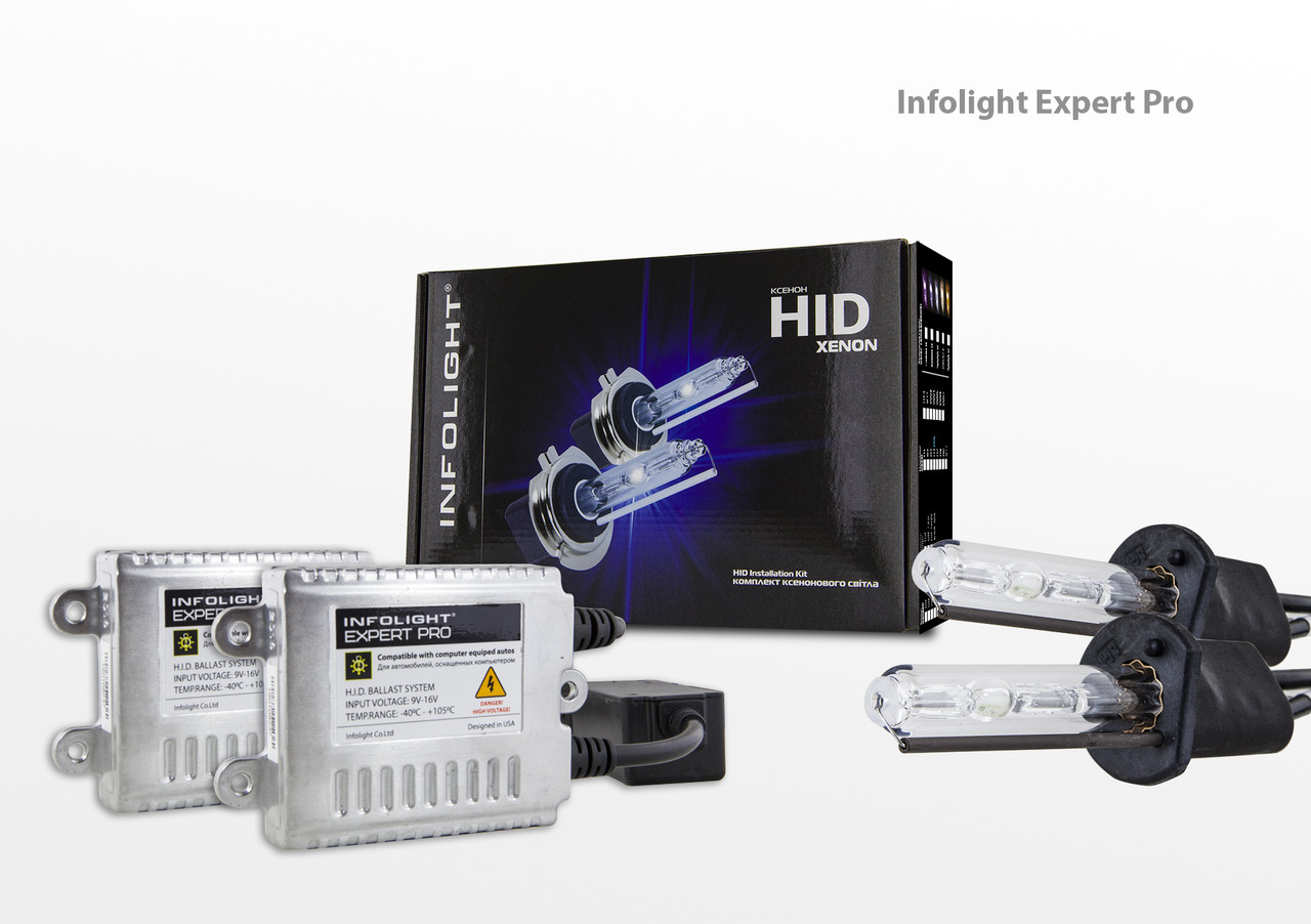 Комплект ксенону Infolight Expert Pro H1 6000K+обманка, фото 1