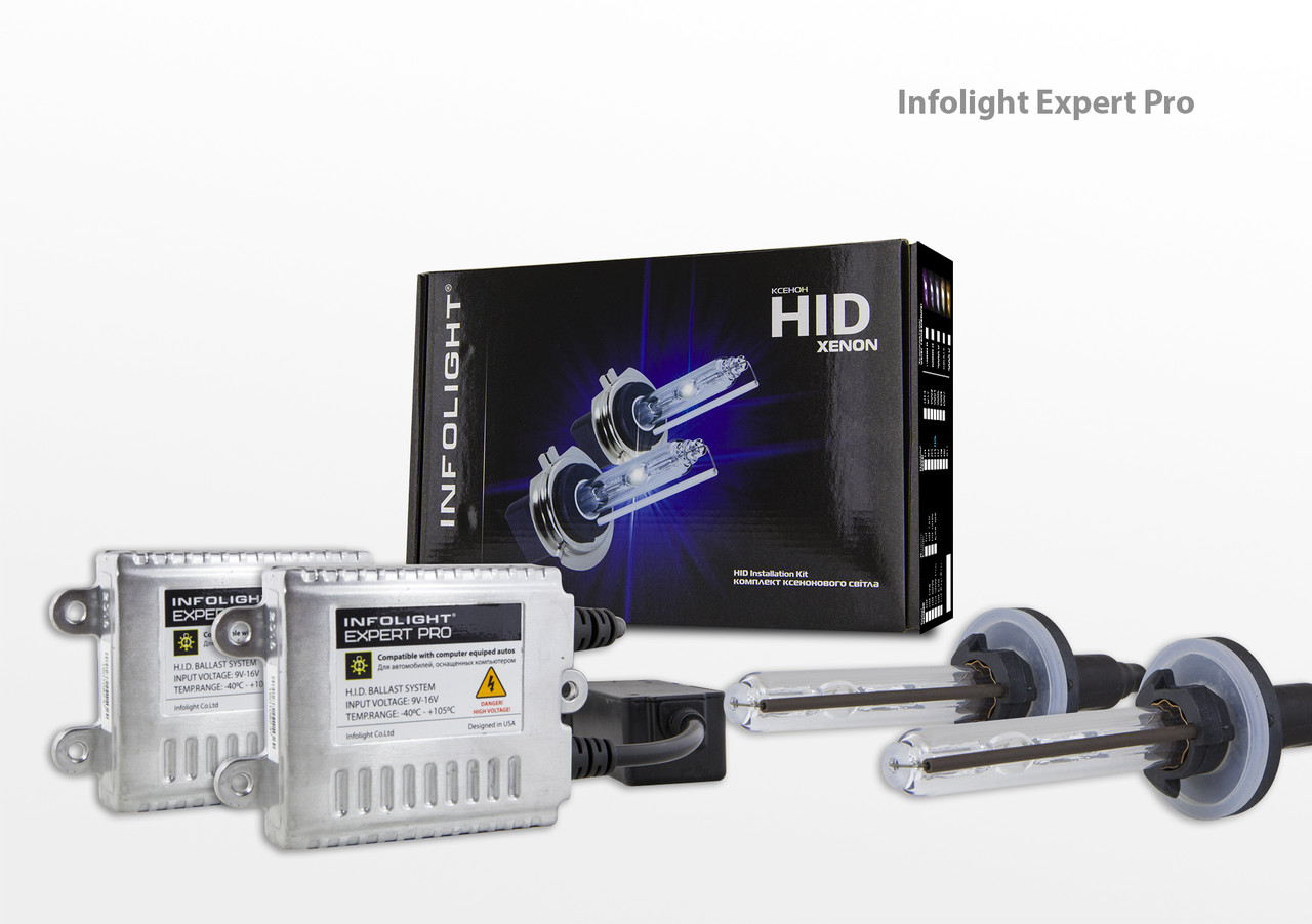 Комплект ксенону Infolight Expert Pro H27 4300K+обманка, фото 1