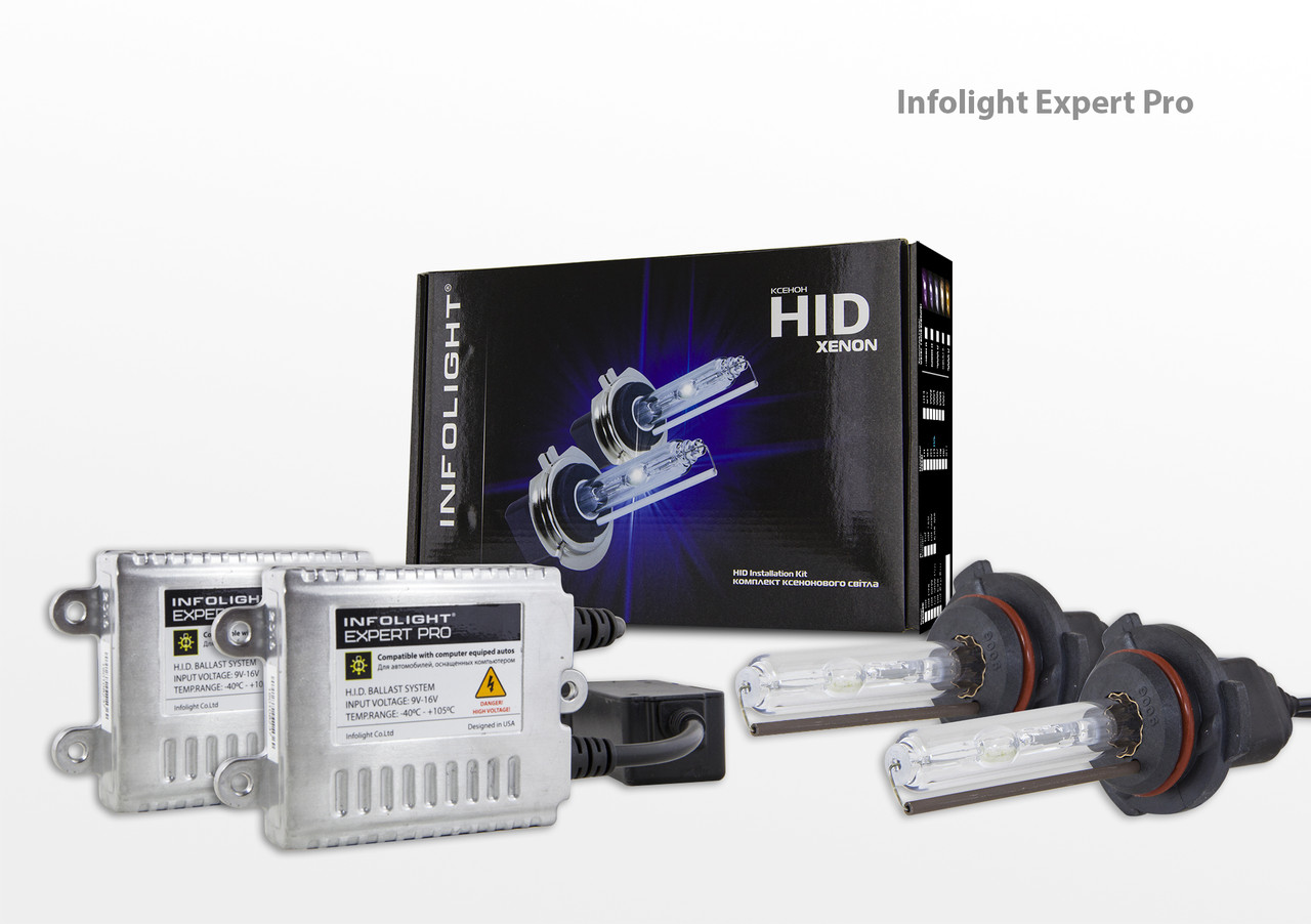 Комплект ксенону Infolight Expert Pro HB4 9006 5000К+обманка, фото 1