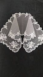 Шарф ажурний до церкви, венчальна хустка, косинка церковна.