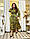 Шовкове жіноче плаття великого розміру з анімал принтом.Розміри:46/64+Кольору, фото 2