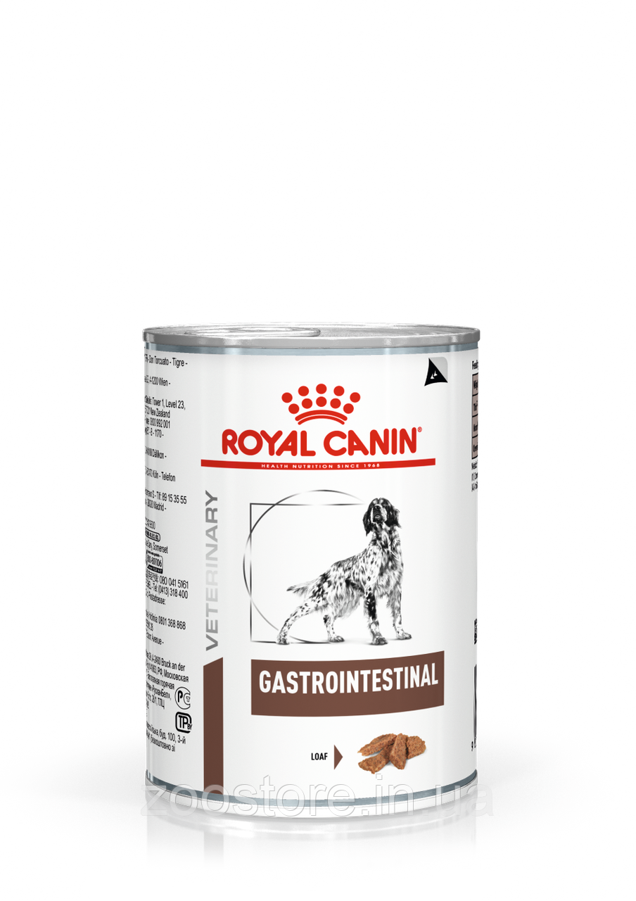 Корм вологий Royal Canin для собак при порушеннях травлення Gastro Intestinal 400 g