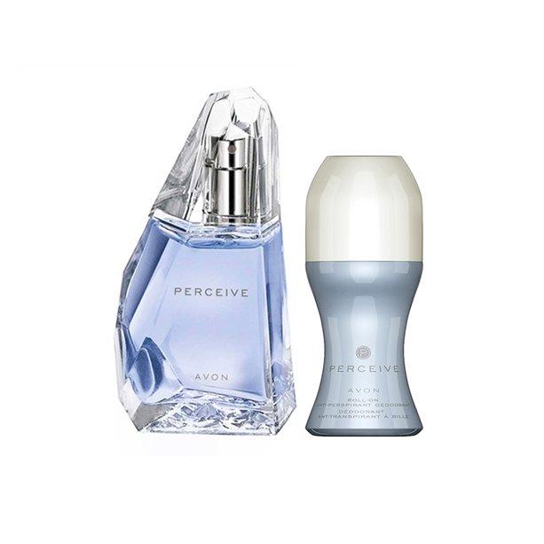 Парфумерний набір для жінок AVON Perceive 2 в 1 (50 мл + кульковий дезодорант)