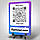 На металі Табличка для відгуків з QR кодом nametag, інстаметка, інстаграм візитка на підставці, фото 6