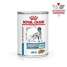 Корм вологий Royal Canin для собак при небажаній реакції на корм Sensitivity Control Chicken with Rice 420 g