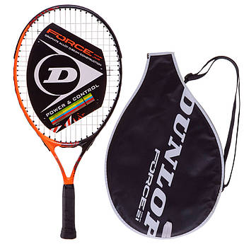 Ракетка для великого тенісу DUNLOP DL676933Z FORCE COMP 21 TENNIS RACKET чорний-помаранчевий