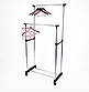Універсальна міцна Подвійна підлогова стійка для одягу Double-Pole 8006, фото 4