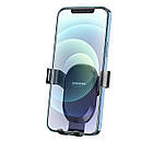 Автотримач для телефону в авто HOCO Dignity air outlet gravity CA71 black, фото 3