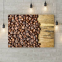 Картина на холсте с подрамником, картины на кухню Гармония кофе 60х40 см